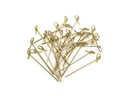 Bamboo Knotted Skewer 120mm(Qty:100)