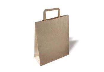 Paper Carry Flat Fold Handle #60 Size:300 x 240 x 100mm(Qty:250)