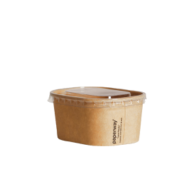 PET Lids to suit 150/250ml Mini Rectrangle Containers(Qty:500)