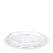 76mm Dia PLA Bioplastic clear Flat lid