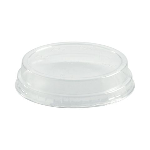 Clear Lid With No Hole To Suit 76mm Dia Biocups (Qty: 1000) (C-76)