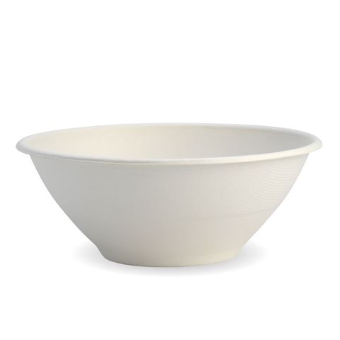 40oz White Biocane Bowl (Qty: 400) (B-BL-40)