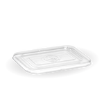 Clear Lid to suit Biocane Rectangle 500 & 600ml Bases (Qty: 500) (B-LBL-RPET(D) SMALL)