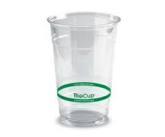 600ml Clear Compostable Cup (Qty: 1000) (96mm Dia) (R-600)