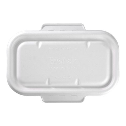White Biocane Lunch Box Lid (Qty: 500) (B-LBL-W)
