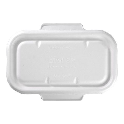 White Biocane Lunch Box Lid (Qty: 500) (B-LBL-W)