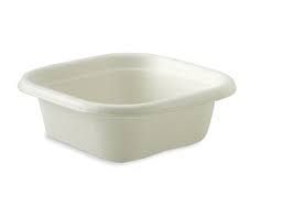 280ml White BioCane Square Takeaway Containers (Qty: 600) (130mm x 130mm x 45mm)