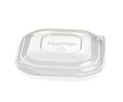 Clear PET BioCane Takeaway Lid to Suit 280, 480 & 630ml Containers (Qty: 600)