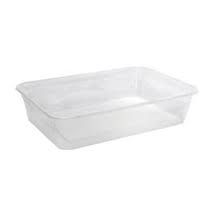 500ml Freezer Grade Rectangle Container (Qty: 50) (120 x 175 x 38mm)