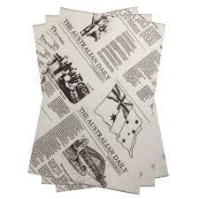 News Print Greaseproof Paper 200 x 300mm (Qty: 2000)