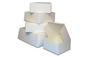 Cake Box 10" x 10" x 2.5" (Qty: 100) (255 x 255 x 65mm)