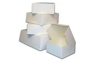 Cake Box 7" x 7" x 3" (Qty: 100) (180 x 180 x 75mm)