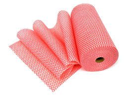 Red Heavy Duty Wipes On Roll (50 x 30cm) (Qty: 80)