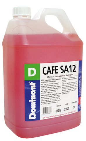 Cafe SA12 Hand Dishwashing Liquid (5Ltr)