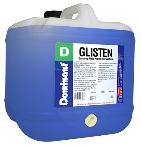 Glisten Automachine Rinse Aid (15Ltr)