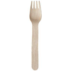 Wooden Fork (Qty: 100)