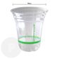 420ml (14oz) RPET Clear Plastic Cups (Qty: 1000)