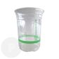 500ml (16oz) RPET Clear Plastic Cups (Qty: 1000)