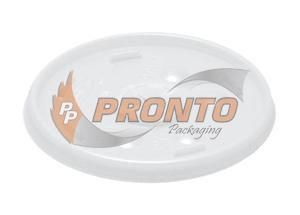 Small Flat Slotted Lid For 10oz Carton (Qty: 1000)