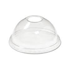 Dome Lid With Hole To Suit 92mm Cups (Suits 9,12,16, 20oz) (Qty: 1000)