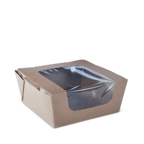 Hot Food Box Brown (125 x 125 x 60mm) (Qty: 300)