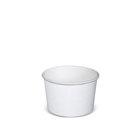 DETPAK White Paper Gelato Cup 3oz (Qty: 1000)