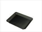 8" x 7" Flat Black Foam Tray (Qty: 125)