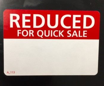 Printed Labels Reduced For Quick Sale (Qty: 1000)