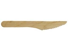 Wooden Knives (165mm x 22mm) (Qty: 100)