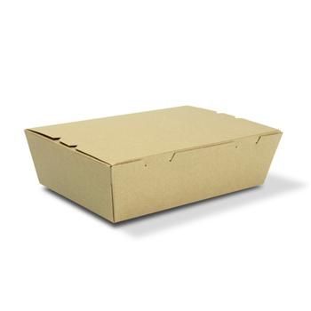 Lunch Box Medium Brown (180 x 120 x 50mm) (Qty: 200)