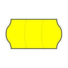 Yellow Meto Labels 22x12mm