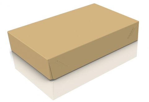 Plain Kraft Brown Muffin Boxes (498 x 312 x 89mm) (Qty: 50)