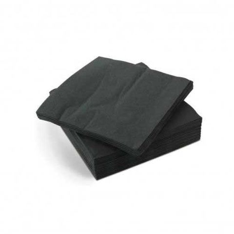 Napkins Cocktail 2ply Black (Qty: 2000)