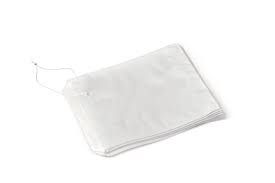 Paper Bag Half Flat White (145 x 115mm) (Qty: 1000)