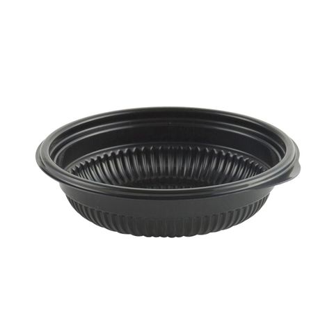 8" Small Black Salad Bowl (Qty: 10)