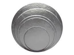 10" Silver Cake Circle (2mm Thick) (Qty: 50)