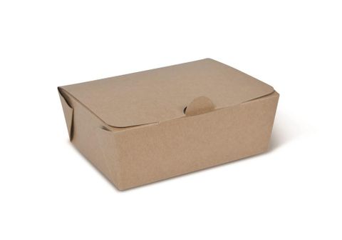 Small Brown Takeaway Box (125 x 95 x 49mm) (Qty: 400)