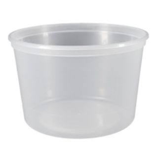 500ml Round Containers (Qty: 500)