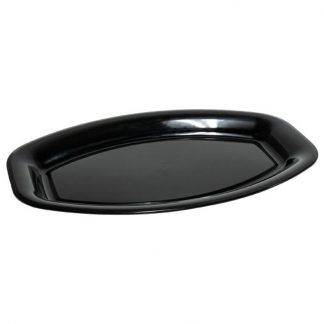 20" Oval Platter Large Black