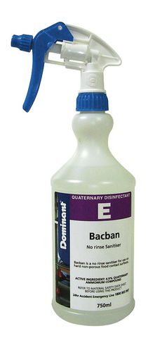 750ml Bacban Dispensing Bottle (Sold Individually)