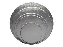 5" Silver Cake Circle (2mm Thick) (Qty: 50)