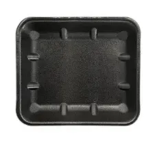 Foam Tray 9 X 7 Deep Black - Carton