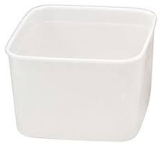 White Bonson 3.1 Litre Food Pail (Qty: 10)