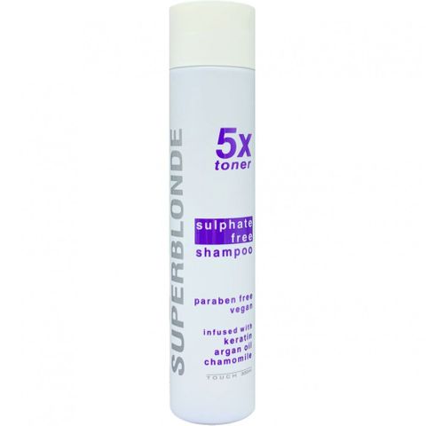 TOUCH  5 TIMES STRONGER SUPERBLONDE SHAMPOO 300ML