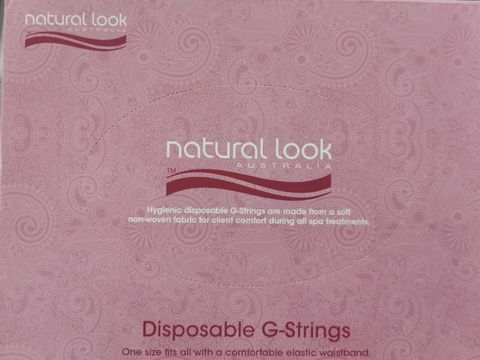 100  NATURAL LOOK  DISPOSIBLE G STRINGS