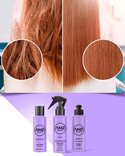 AMZ SMOOTHiNG TREATMENT KIT 100ML X 3