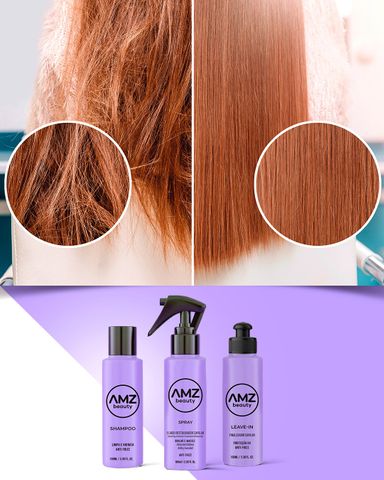 AMZ SMOOTHiNG TREATMENT KIT 100ML X 3