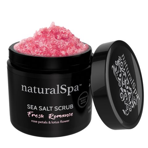 NATURAL SPA FRESH ROMANCE SEA SALT SCRUB 500G
