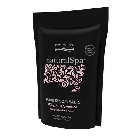 NATURAL SPA FRESH ROMANCE PURE EPSOM SALTS 650G