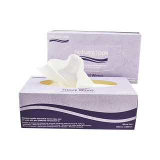 NL FACIAL WIPES NATURAL PLANT FIBRE X 80